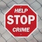 Signmission Help Stop Crime, 10 Inch X 10 Inch, Plastic Sign OC-P-10-72 - alternate 5