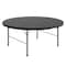 Flash Furniture Kathryn 5.89-Foot Round Bi-Fold Granite Black Plastic Banquet and Event Folding Table RB-183RFH-BK-GG - alternate 1