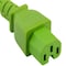 Sanoxy 8ft 14 AWG 15A 250V Power Cord IEC320 C14 to IEC320 C15, Green SNX-CBL-LDR-PW133-4208 - alternate 2