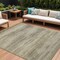 Homeroots 10' X 14' Taupe And Beige Abstract Washable Indoor Outdoor Area Rug 631124 - alternate 1