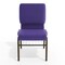 Flash Furniture 18.5"W Church Chair in Purple Fabric w/ Book Rack, 4PK 4-XU-CH-60096-PU-BAS-GG - alternate 4