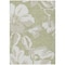 Homeroots 3' X 5' Artichoke Green Ivory And Taupe Floral Washable Indoor Outdoor Area Rug 589518 - alternate 8