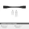 Amerock Uprise 3-3/4 in 96 mm Center-to-Center Matte Black Cabinet Pull BP36917FB - alternate 3