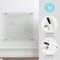 Martha Stewart Grayson Acrylic Dry Erase Wall Calendar w/Dry Erase Mrkr and Mntng Hrdwr, 14in. Sq, Clr w/Gld Prnt BR-AC-3636-GD-CLRGLD-MS - alternate 7