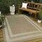 Jonathan Y Frenzy Smart Jute Minimalist Boho Inset Border Natural/Beige 4 ft. x 6 ft. Indoor/Outdoor Area Rug FXV204A-4 - alternate 6