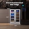 Yeego 24 in.Dual Zone 20-Bottles Wine and 60-Cans Beverage Cooler YG-WF24-23 - alternate 3