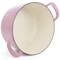 Martha Stewart Gatwick 7 Quart Enameled Cast Iron Dutch Oven with Lid in Pink 97287.02R - alternate 5