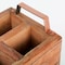 Laurie Gates California Designs Grey Marble and Acacia Wood Salad Server Holder 124648.01 - alternate 5