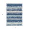 Homeroots 5' X 8' Blue Gray And Ivory Striped Washable Indoor Outdoor Area Rug 598329 - alternate 7