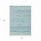 Homeroots 10' X 14' Teal Blue And Ivory Trellis Washable Indoor Outdoor Area Rug 616501 - alternate 8
