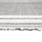 Homeroots 5' X 7' Gray Striped Handmade Indoor Outdoor Area Rug 533581 - alternate 5