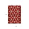 Homeroots 10' X 14' Red And Ivory Geometric Washable Indoor Outdoor Area Rug 613048 - alternate 3