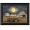 Homeroots Spooky Harvest Moon 3 Black Framed Print Kitchen Wall Art 406313 - alternate 1