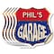 Signmission Phil's Garage, 6 inch X 6 inch, Vinyl Decal, 5PK SHI-D-5PACK-6-383-PHIL - alternate 1