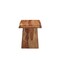 Homeroots 23" Brown Solid Wood Square Live Edge End Table 565308 - alternate 4