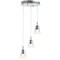 Jonathan Y Alain 12.5" 3-Light Adjustable Cascading Metal Integrated Cluster LED Pendant, Chrome JYL7036A - alternate 1