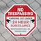 Signmission No Trespassing Parking Lot Under 24, 10 Inch X 10 Inch, Plastic Sign OC-P-10-115 - alternate 4