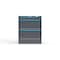 Strong Hold 3 drawer cabinet - (1x 3ft, 2x 12ft) - Blue accents - Electronic Lock S3036-PPRAS-0303FS - alternate 1
