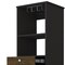 Homeroots 18in Black Bar Cabinet With Two Drawers 479251 - alternate 4