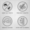 M-D Building Products 84 in. White Premium Rubber PLATINUM Top and Sides Door Seal for Doors with Kerf/Channel 91890 - alternate 6