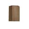 Luxury Lighting Oakheart 15 in Tall Wood-Look Ceramic 3-Sided LED Outdoor Wall Light, 2PK (2) TL195-Brk-ud-7 - alternate 3