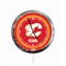 Holland Bar Stool Calgary Flames 16 LED Wall Clock ClkL16 - alternate 1