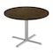 Correll Round Cafe Table, 42 in W, 42 in L, 29 in H, Particleboard Top, Walnut SXT42R-01-98-01 - alternate 1