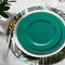 Smarty Had A Party Solid Green Holiday Round Plastic Dinnerware Value Set (120 Dinner Plates + 120 Salad Plates), 240PK 110GRVP-CASE - alternate 5