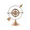 Homeroots 8" Bronze Metal Armillary Sphere Tabletop Sculpture 376335 - alternate 7