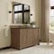 James Martin Vanities Brookfield 60" Single Vanity, Pecan, w/ 3 CM Phantome Eclos Top 547-V60S-PCN-3PHT - alternate 5