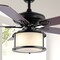 Jonathan Y Brantley 52" 2-Light Bohemian Farmhouse Iron LED CEILING FAN, Black JYL9619A - alternate 12