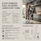 Wrightmaster 10 ft. Aluminum Extension Ladder w/Lock Safety Design and Non-Marring Feet, 330 lbs. Capacity ZoroAP-537-310 - alternate 3