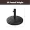Pure Garden Weighted Outdoor Umbrella Base, Black 50-103 - alternate 4