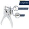Kings County Grommet Tool Document Fastener w/ Eyelets Brass-Plated Grommet Press Punches & Rivets Pliers GW25S07-25S07-03 - alternate 6