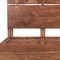 Homeroots Chestnut Live Edge Solid Wood Queen Bed Frame 521072 - alternate 6