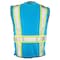 Dome75 Hi-Vis Safety Vest SM/MD Class Non-ANSI/Enhanced Visibility , Zipper 6 Pockets, 2 Mic Tab DV2183 - alternate 2