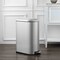 Happimess Roland Mini 2.6-Gallon Step-Open Trash Can, Platinum Silver HPM1009A - alternate 5