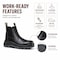 Handpoint Mens 6 in Soft Toe Work Boots-Waterproof Slip-On Safety Boots, KEVLAR Puncture Resistant, 14 80N05-EE-14 - alternate 5