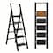 Wrightmaster 5.3 ft. Carbon Steel Leaning Step Ladder (9 ft. Reach), 600 lb. Load Capacity Type IAA Duty Rating ZR-186091 - alternate 1