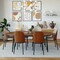 Leisuremod 70.9 in W, 29.5 in L, Manufactured Wood/Steel/Velvet, Walnut/Beige TT70-CWN18-BG - alternate 10