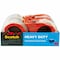 Scotch HeavyDuty PKaging Tape, 1.88", PK43850, Clear, 4 PK 3850-4RD - alternate 1