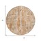 Homeroots 8' Orange And Gray Round Abstract Washable Indoor Outdoor Area Rug 632133 - alternate 4
