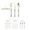 Smarty Had A Party Gold with Black Handle Moderno Plastic Cutlery Set - Spoons, Forks and Knives (240 Guests), 720PK 9320-GBSCS-CASE - alternate 6