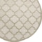 Homeroots 8' Cream Round Geometric Indoor Outdoor Area Rug 572804 - alternate 6