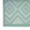 Homeroots 8' X 10' Aqua Indoor Outdoor Area Rug 522107 - alternate 5