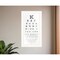 Homeroots Eye Chart II 2 White Framed Print Wall Art 407449 - alternate 3
