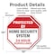 Signmission Protected By Home Security System 2, 10 inch X 10 inch, Aluminum Metal Signs, 2PK OC-A-2PACK-10-3 - alternate 5
