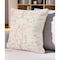Homeroots 20" Cream And Beige Abstract Cotton Throw Pillow Cover with Texture 608195 - alternate 1