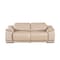 Homeroots 80in Beige and Silver Leather Power Reclining Loveseat 643816 - alternate 1