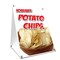 Signmission Homemade Potato Chips, 36 Inch x 24 Inch A-frame Yard Sign, Plastic Sign SBC-2436-Homemade Potato Chips - alternate 1